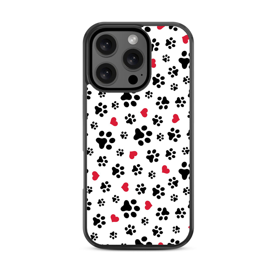 MyBat Design Lab Series Case for Apple iPhone 16 Pro - Paw Prints and Hearts - MIP16PCSLESM001-3.jpg