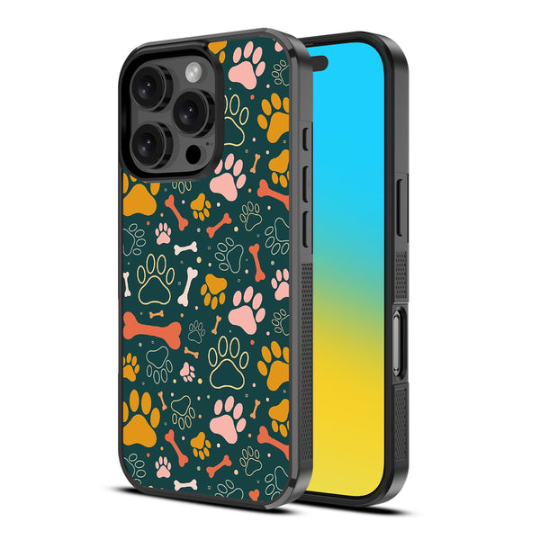 MyBat Design Lab Series Case for Apple iPhone 16 Pro - Paw Prints & Bones - MIP16PCSLESM003-2.jpg