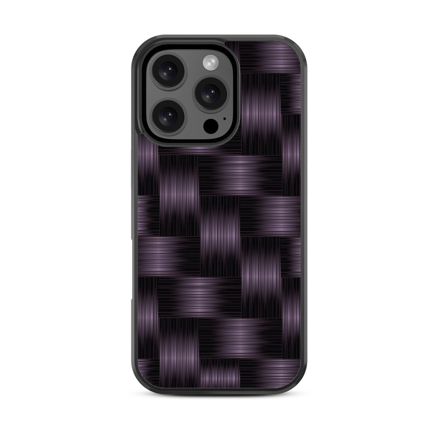 MyBat Design Lab Series Case for Apple iPhone 16 Pro - Woven Carbon Fiber