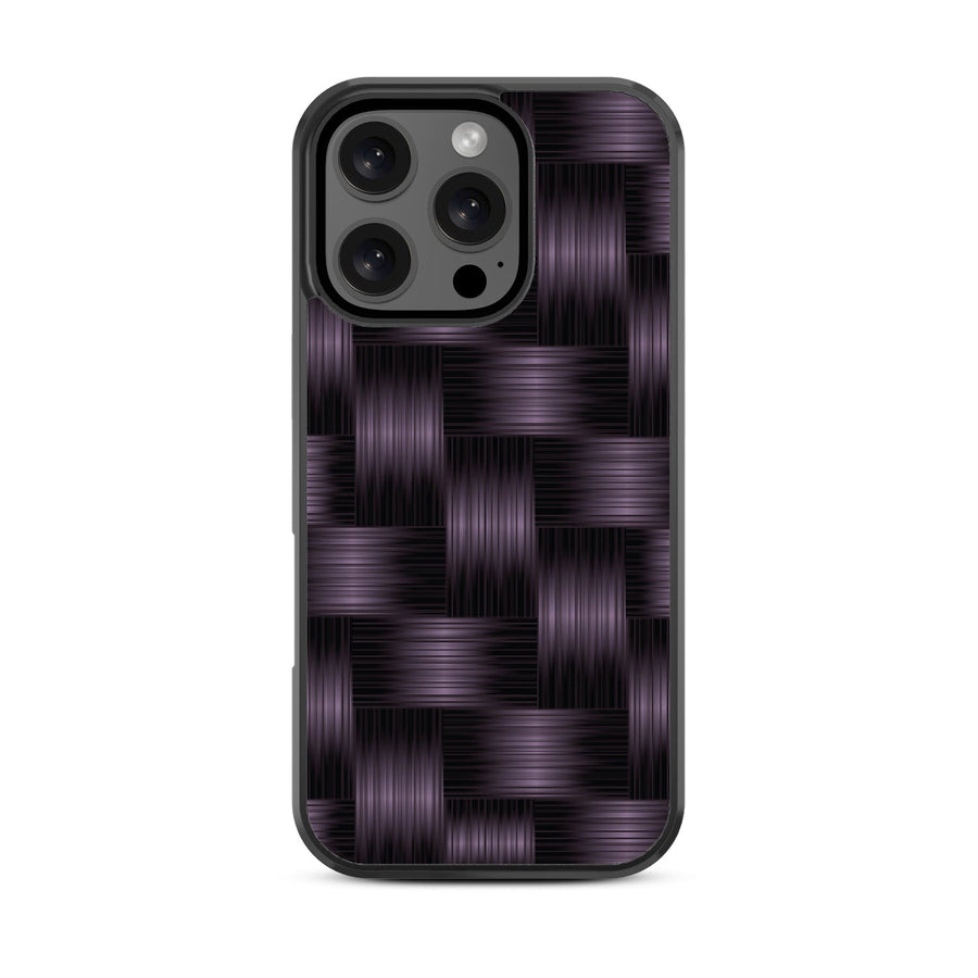 MyBat Design Lab Series Case for Apple iPhone 16 Pro - Woven Carbon Fiber