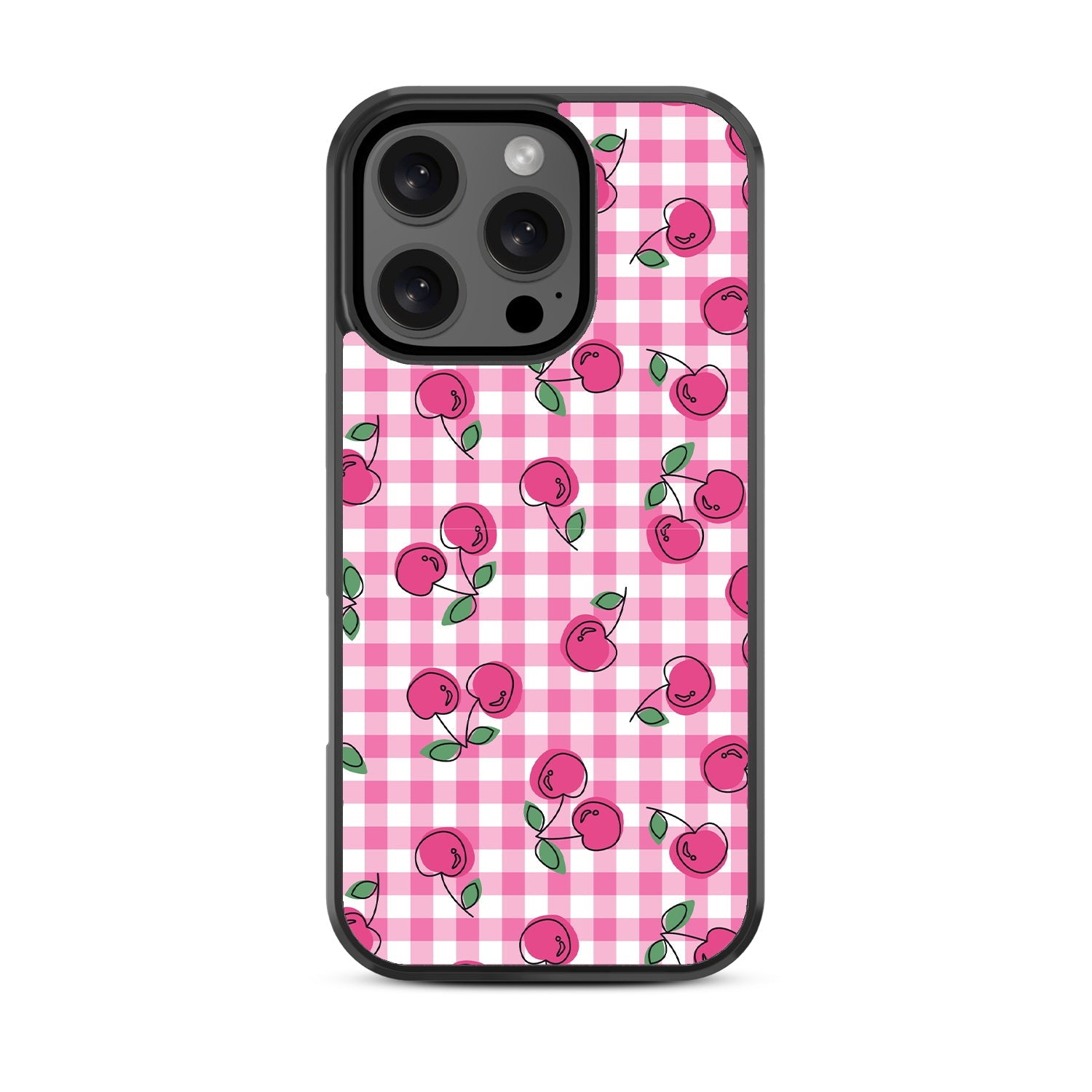MyBat Design Lab Series Case for Apple iPhone 16 Pro - Pink Cherries