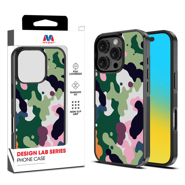 MyBat Design Lab Series Case for Apple iPhone 16 Pro - Multicolor Camouflage - MIP16PCSLESM121-1.jpg