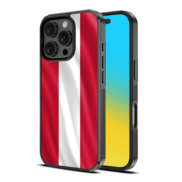 MyBat Design Lab Series Case for Apple iPhone 16 Pro - Austria Flag - MIP16PCSLESM141-2.jpg