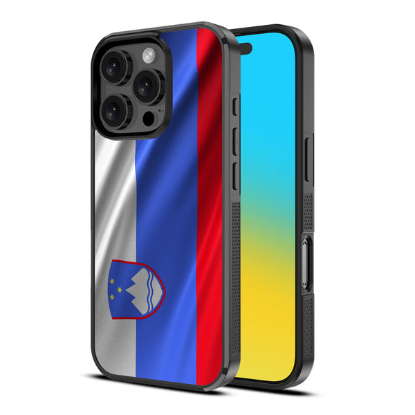 MyBat Design Lab Series Case for Apple iPhone 16 Pro - Slovenia Flag - MIP16PCSLESM158-2.jpg
