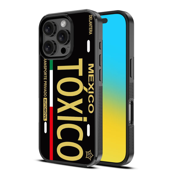 MyBat Design Lab Series Case for Apple iPhone 16 Pro - Toxico Black - MIP16PCSLESM175-2.jpg