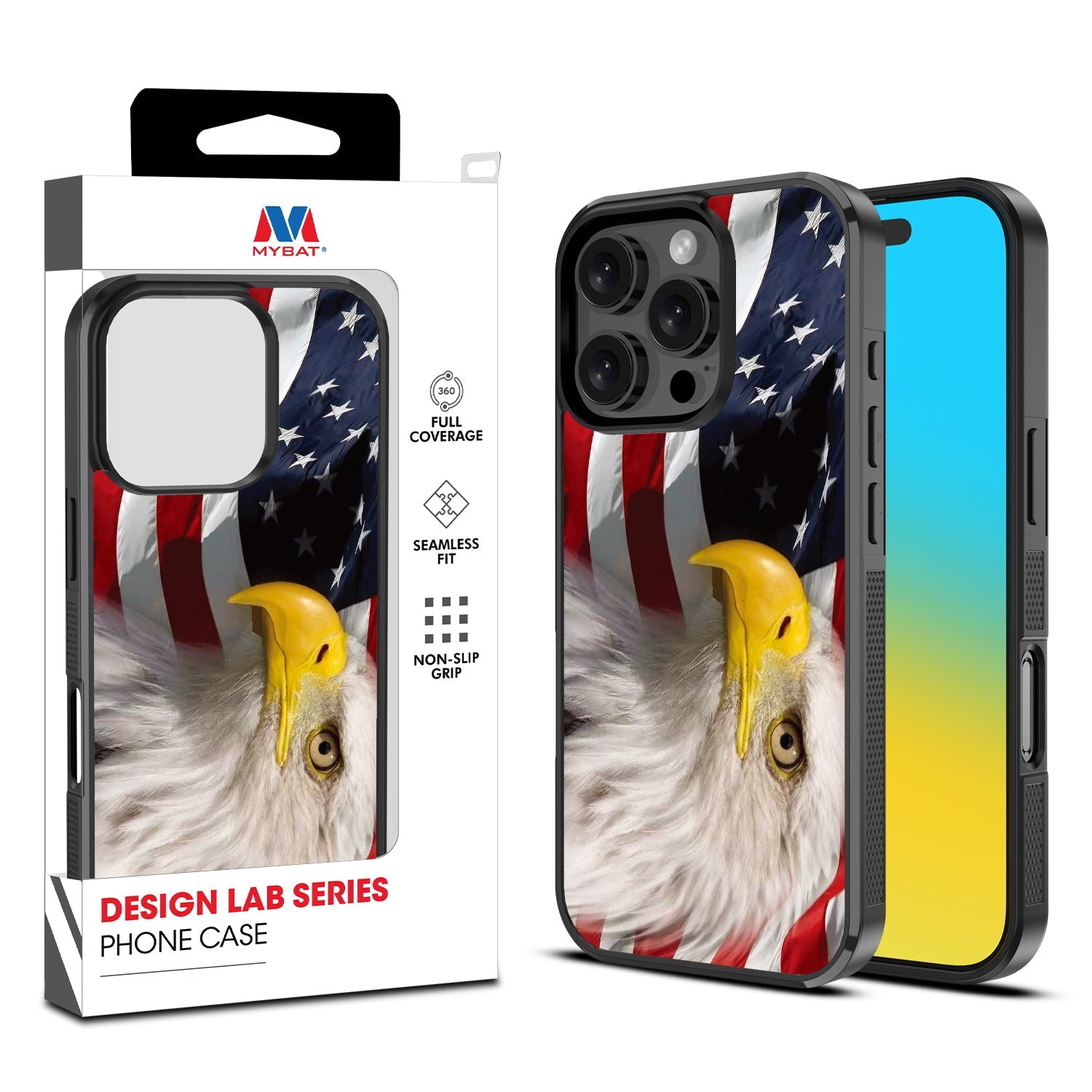 MyBat Design Lab Series Case for Apple iPhone 16 Pro - Soaring with Liberty