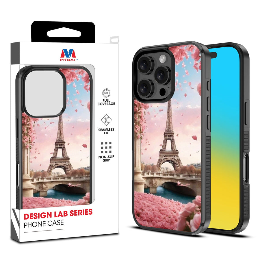 MyBat Design Lab Series Case for Apple iPhone 16 Pro - Paris In Bloom