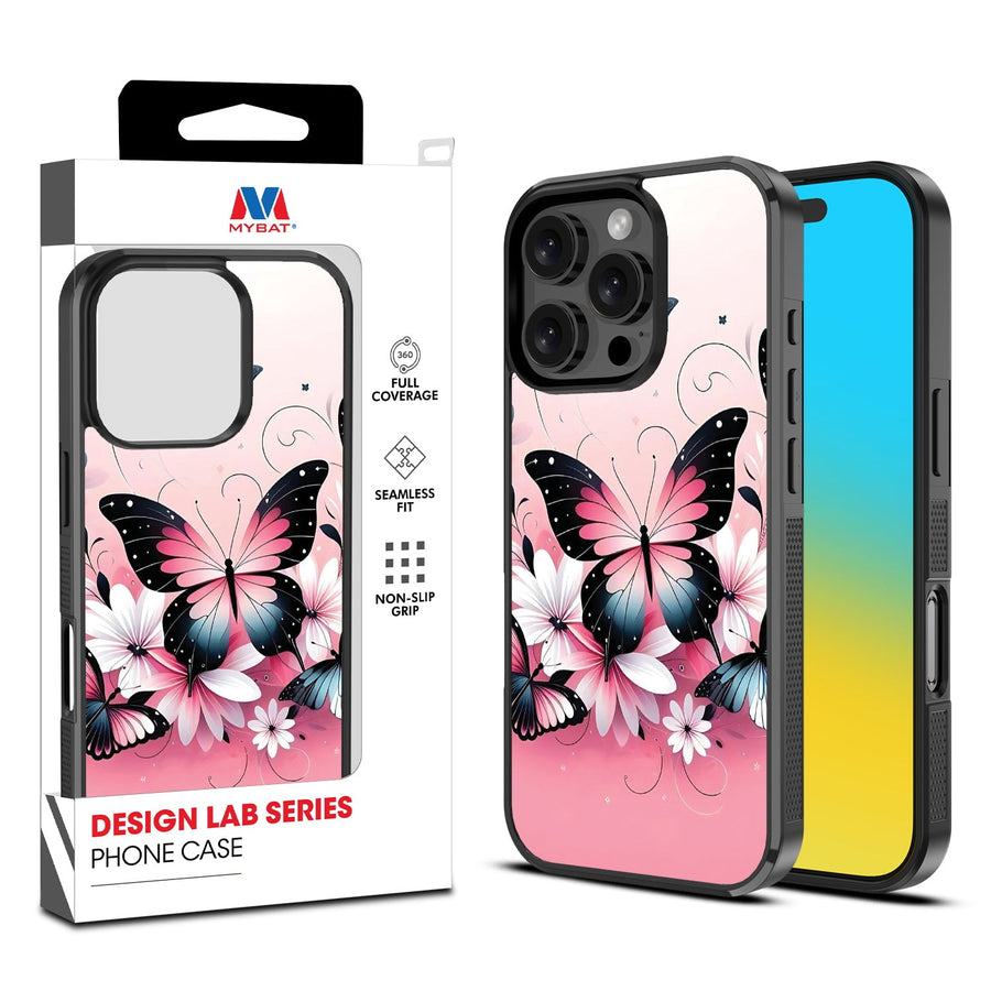 MyBat Design Lab Series Case for Apple iPhone 16 Pro - Butterfly Bouquet