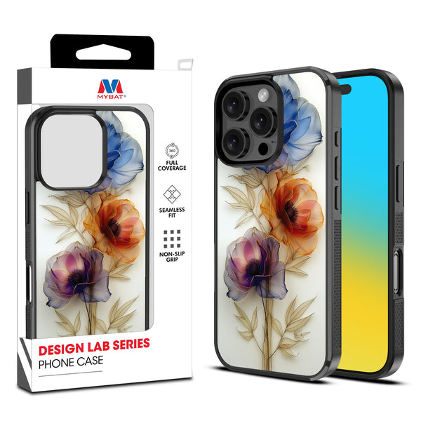 MyBat Design Lab Series Case for Apple iPhone 16 Pro - Pressed Flowers - MIP16PCSLESM185-1.jpg