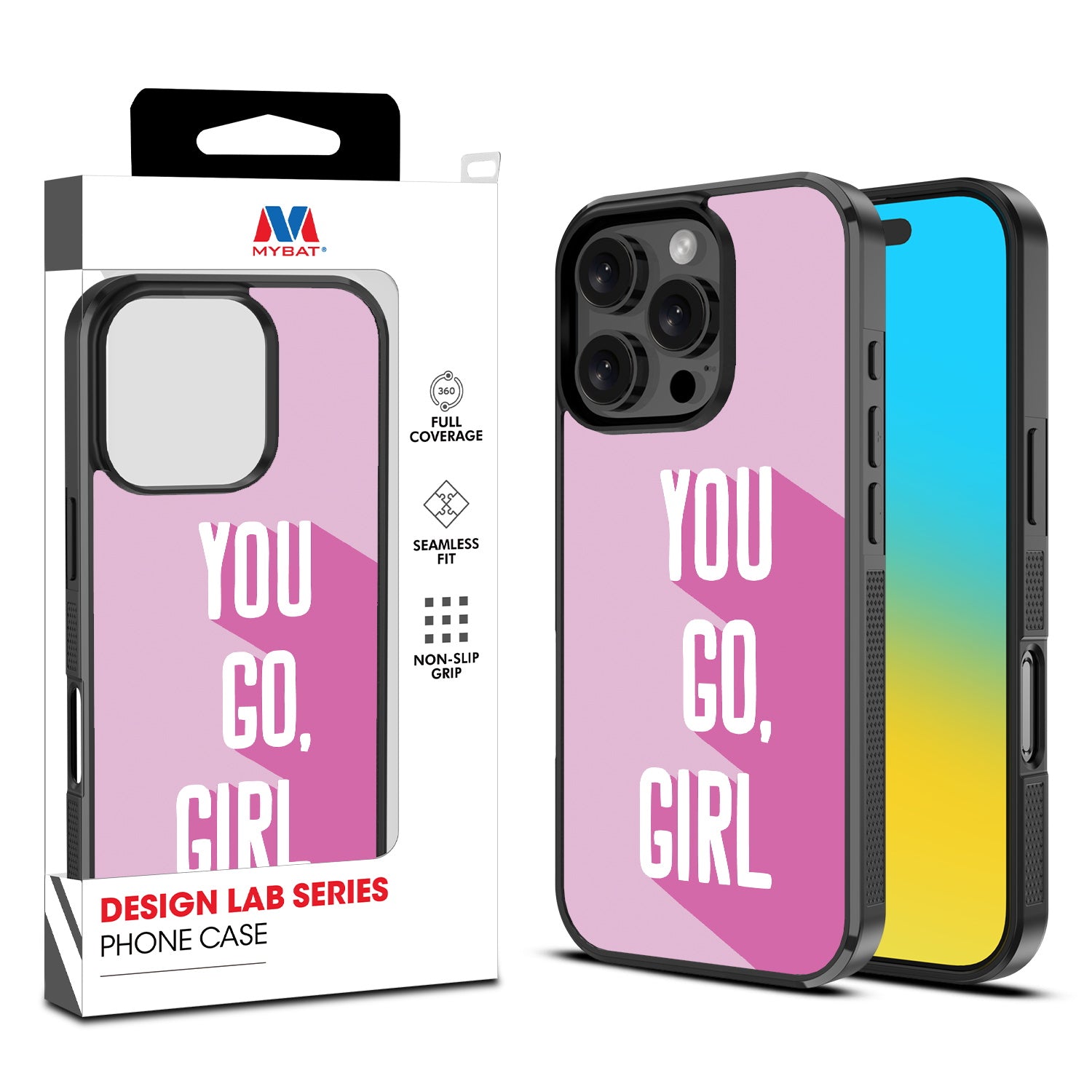 MyBat Design Lab Series Case for Apple iPhone 16 Pro - You Go, Girl