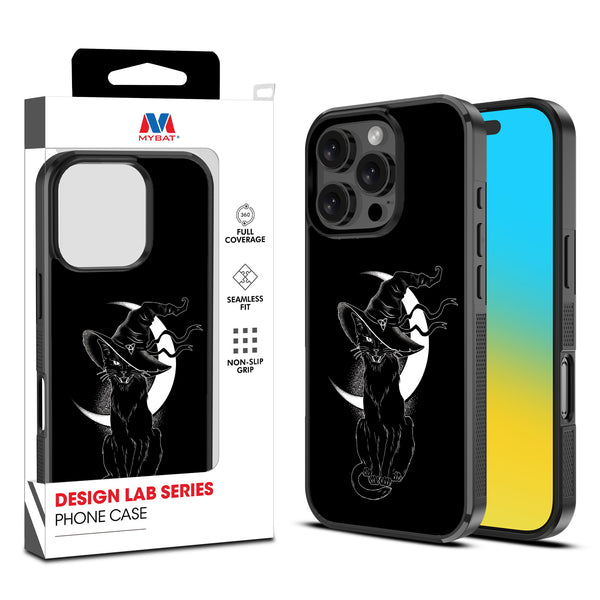 MyBat Design Lab Series Case for Apple iPhone 16 Pro - Black Cat Magic - MIP16PCSLESM223-1.jpg