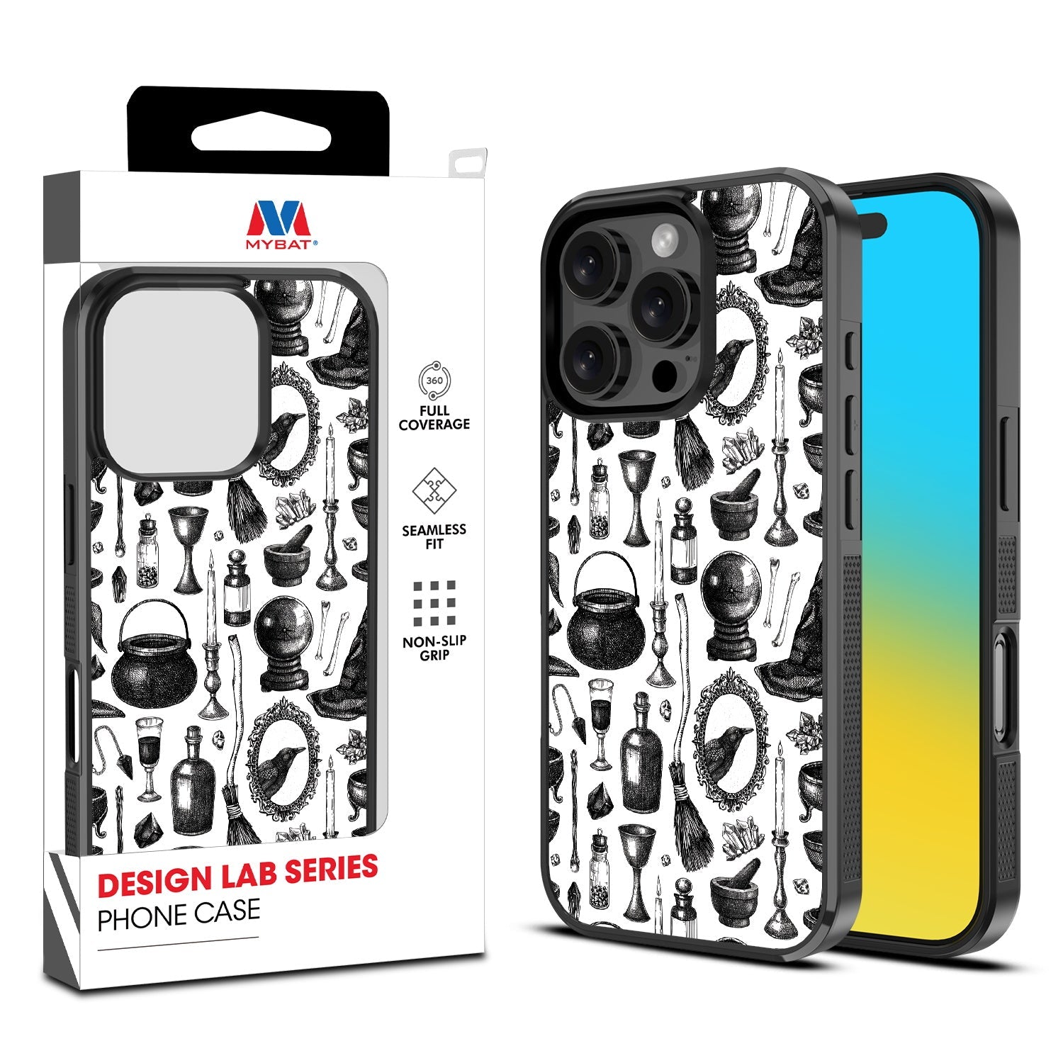 MyBat Design Lab Series Case for Apple iPhone 16 Pro - Mystic Elixirs