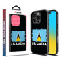MyBat Design Lab Series Case for Apple iPhone 16 Pro - St. Lucia Flag