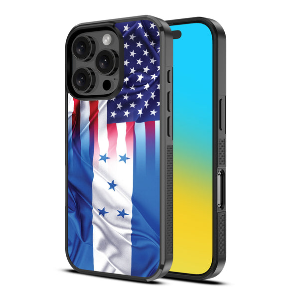 MyBat Design Lab Series Case for Apple iPhone 16 Pro - Honduras-USA Flag - MIP16PCSLESM263-2.jpg