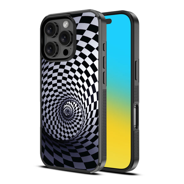 MyBat Design Lab Series Case for Apple iPhone 16 Pro - Spiral Out - MIP16PCSLESM266-2.jpg