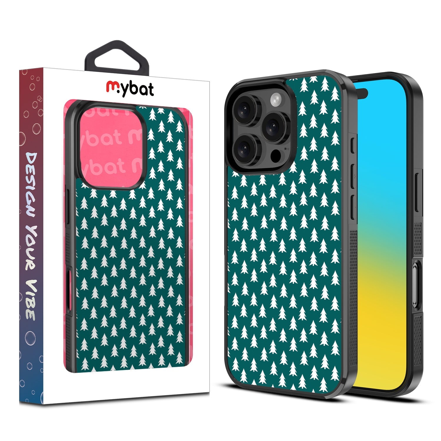 MyBat Design Lab Series Case for Apple iPhone 16 Pro - Evergreen Forest