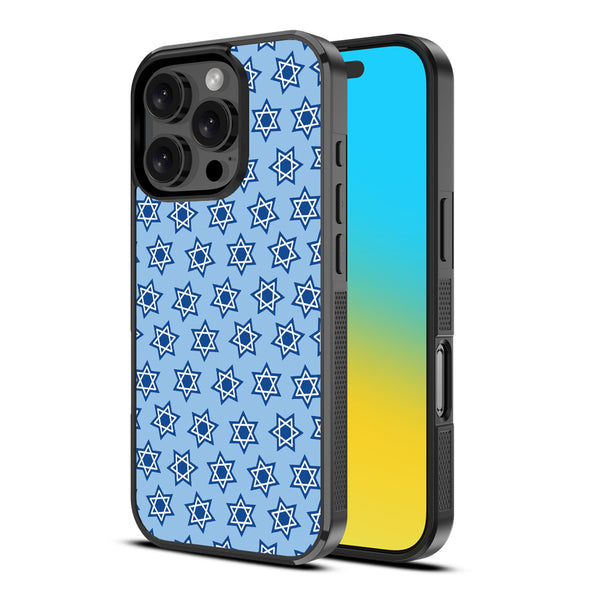 MyBat Design Lab Series Case for Apple iPhone 16 Pro - Star of David - MIP16PCSLESM279-2.jpg