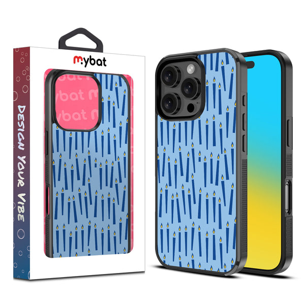 MyBat Design Lab Series Case for Apple iPhone 16 Pro - Menorah Candle - MIP16PCSLESM281-1.jpg