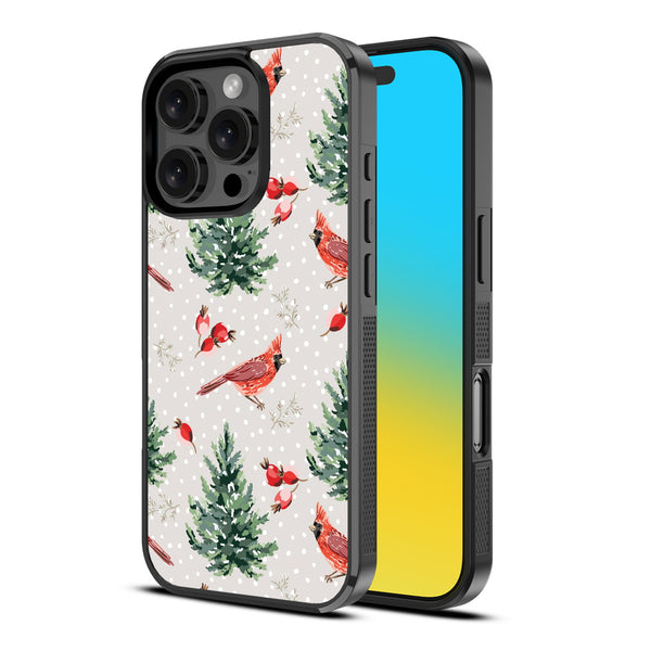 MyBat Design Lab Series Case for Apple iPhone 16 Pro - Winter Cardinals - MIP16PCSLESM298-2.jpg