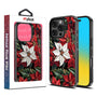 MyBat Design Lab Series Case for Apple iPhone 16 Pro - Christmas Poinsettias