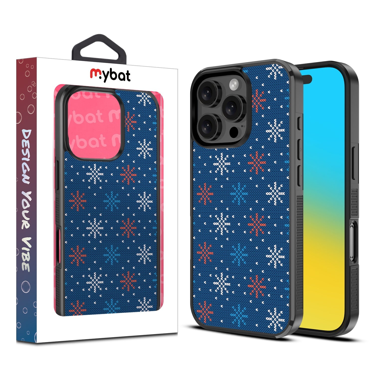 MyBat Design Lab Series Case for Apple iPhone 16 Pro - Winter Sweater