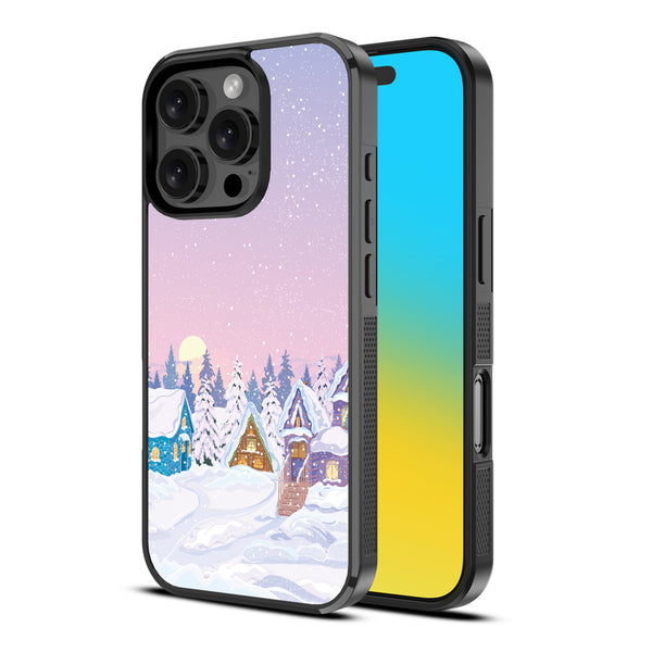 MyBat Design Lab Series Case for Apple iPhone 16 Pro - Snow Globe Village - MIP16PCSLESM304-2.jpg
