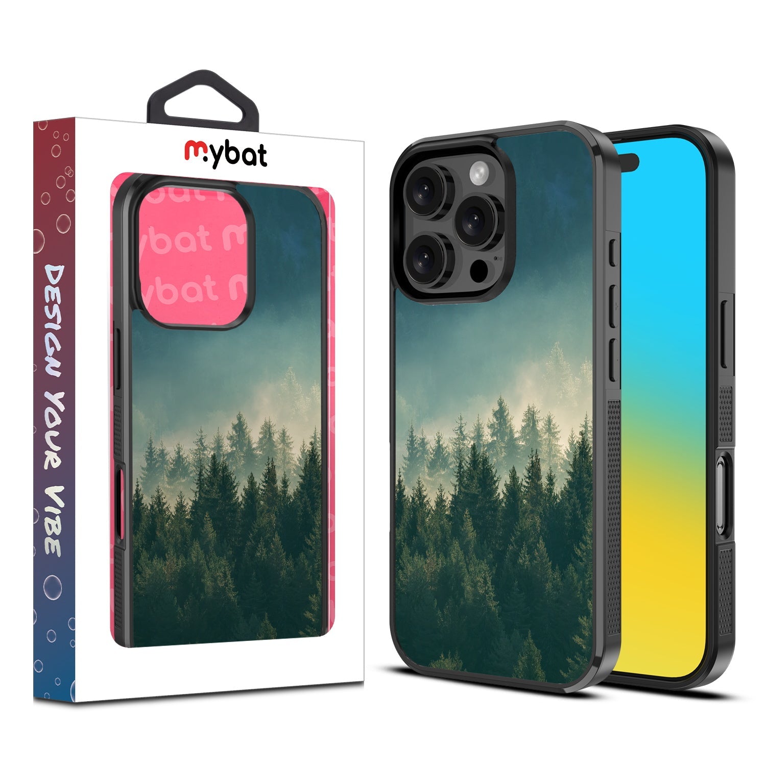 MyBat Design Lab Series Case for Apple iPhone 16 Pro - Fog & Fir