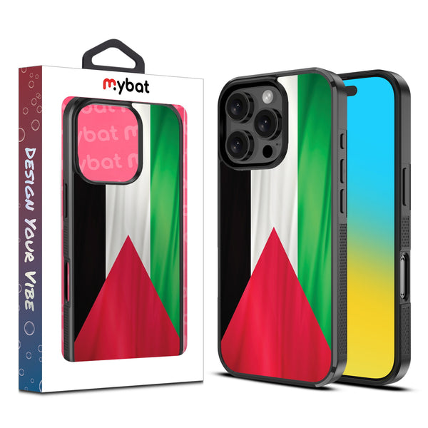 MyBat Design Lab Series Case for Apple iPhone 16 Pro - Palestine Flag - MIP16PCSLESM306-1.jpg