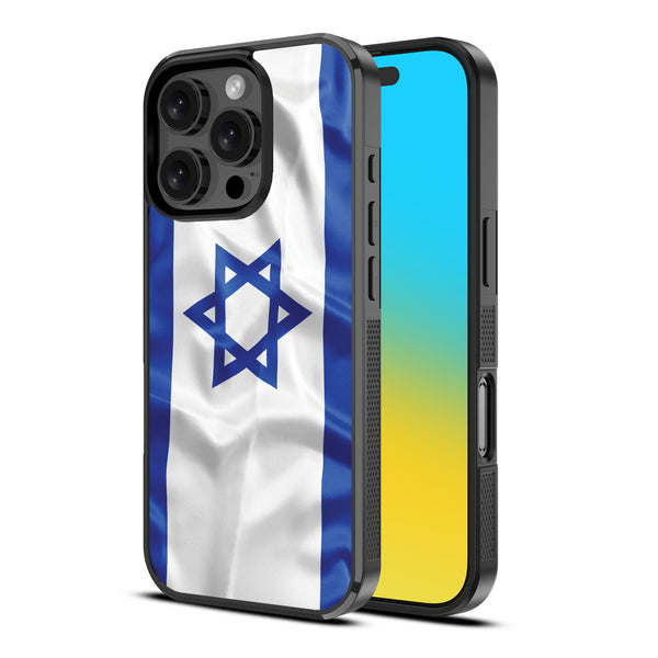 MyBat Design Lab Series Case for Apple iPhone 16 Pro - Israel Flag - MIP16PCSLESM308-2.jpg