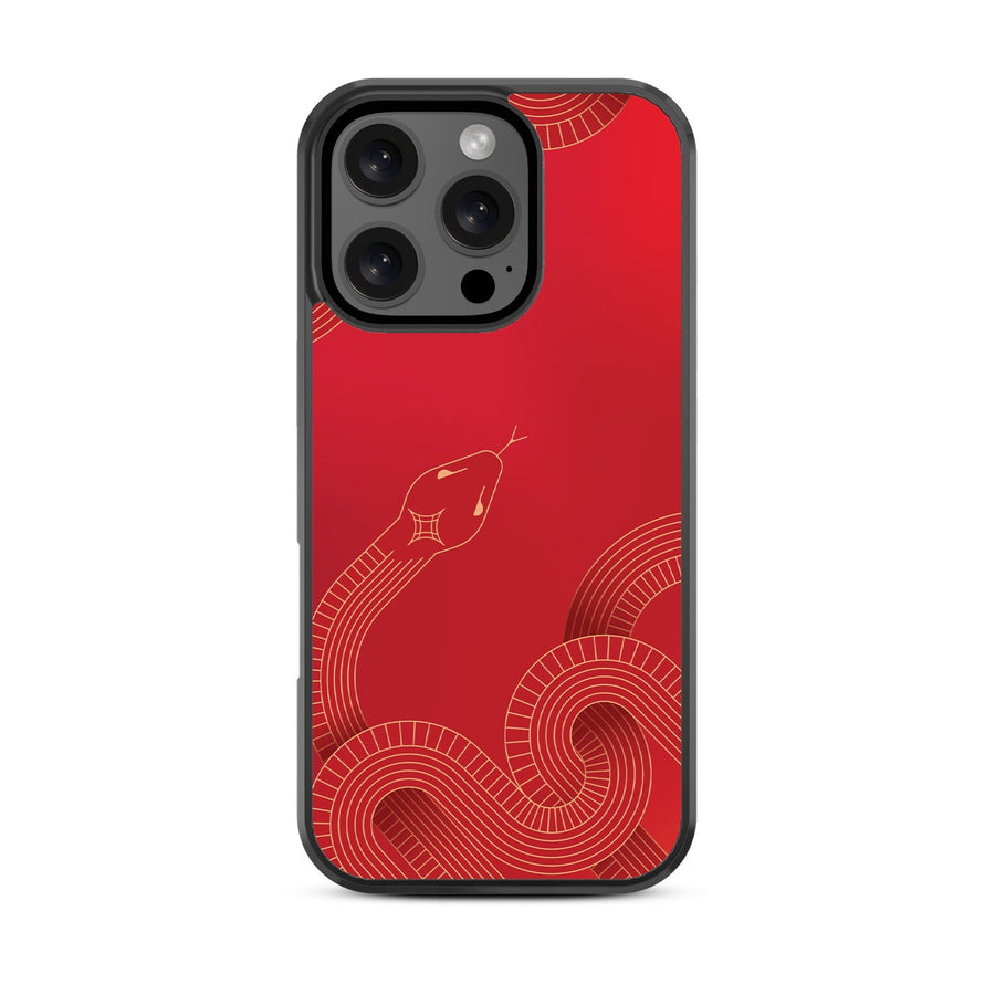 MyBat Design Lab Series Case for Apple iPhone 16 Pro - Slithering into a New Year