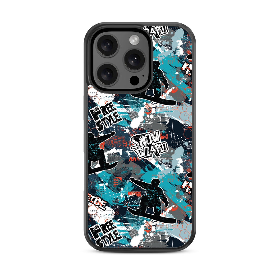 MyBat Design Lab Series Case for Apple iPhone 16 Pro - Shredding Freestyle - MIP16PCSLESM326-3.jpg