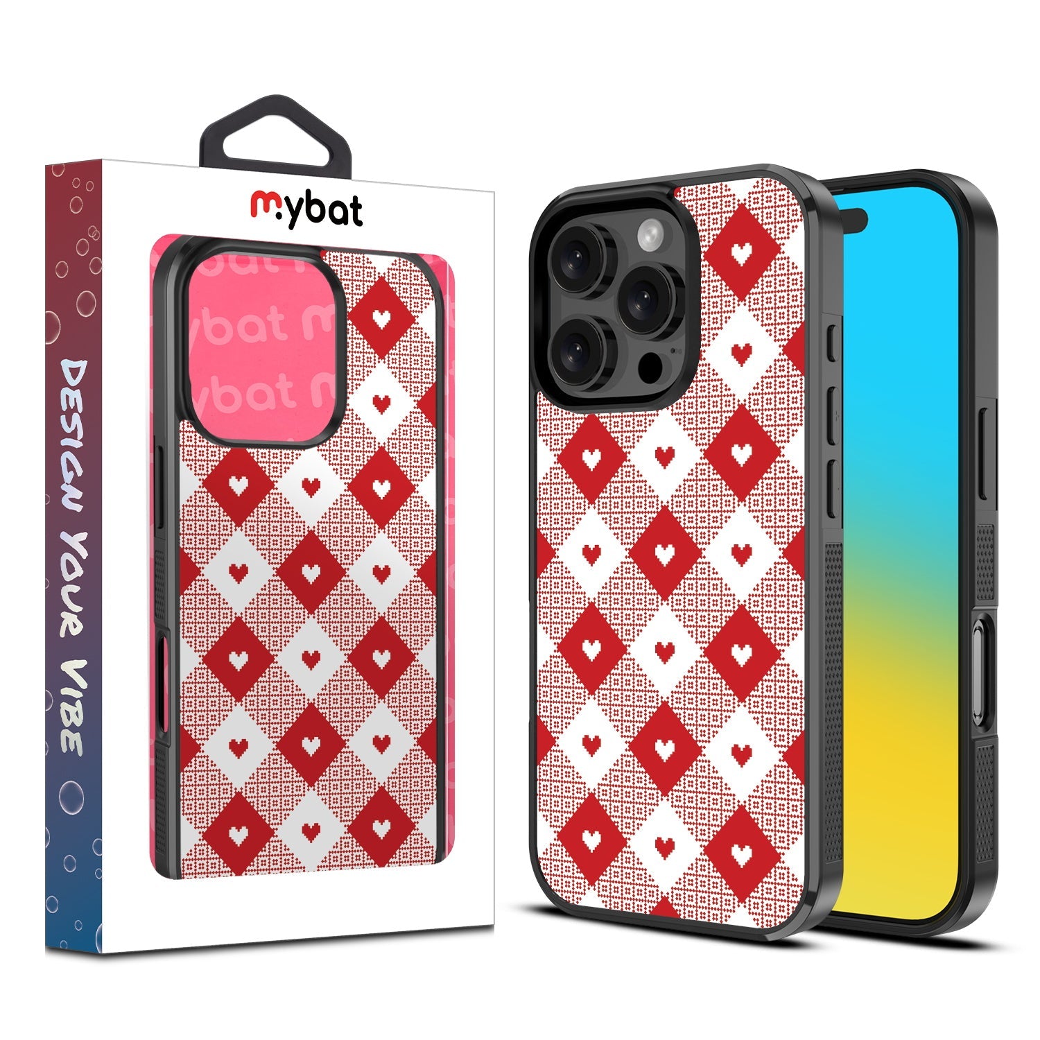 MyBat Design Lab Series Case for Apple iPhone 16 Pro - Knit With Love