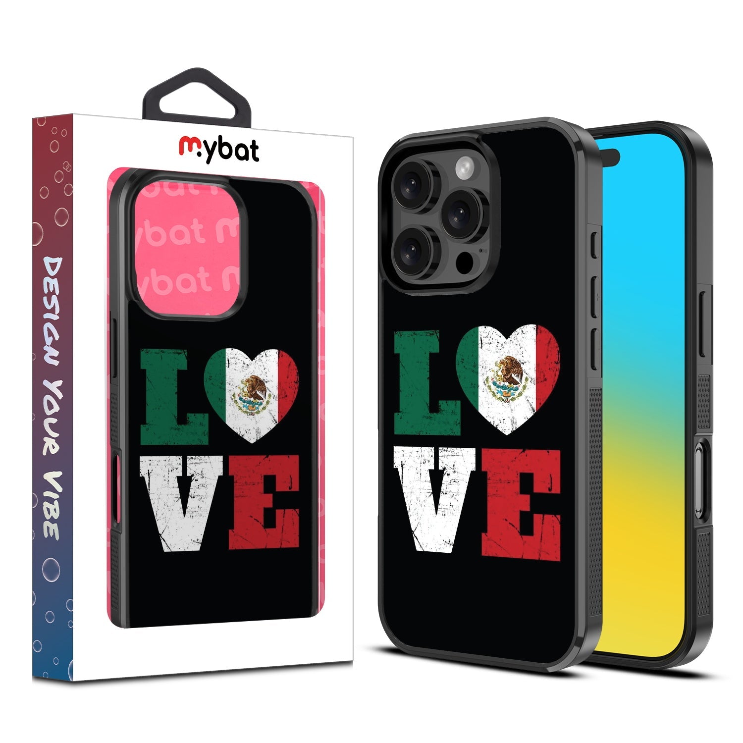 MyBat Design Lab Series Case for Apple iPhone 16 Pro - Love 4 Mexico