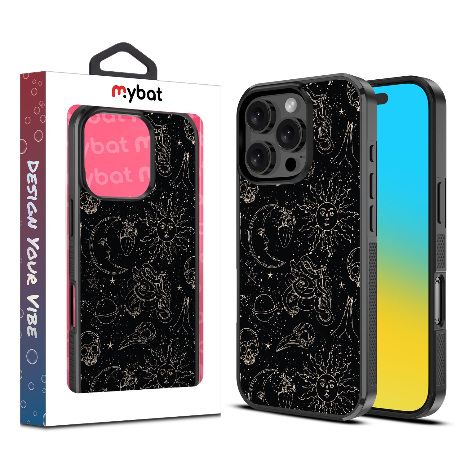 MyBat Design Lab Series Case for Apple iPhone 16 Pro - Mystic Elements