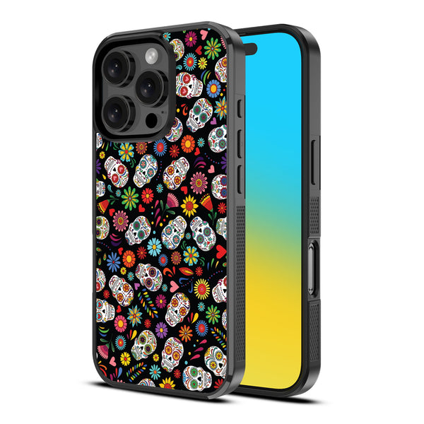 MyBat Design Lab Series Case for Apple iPhone 16 Pro - Fiesta Skulls - MIP16PCSLESM421-2.jpg