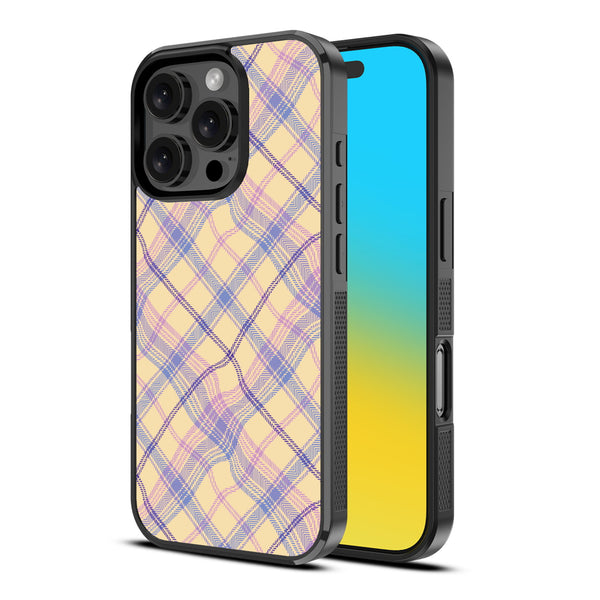 MyBat Design Lab Series Case for Apple iPhone 16 Pro - Wavy Plaid - MIP16PCSLESM442-2.jpg