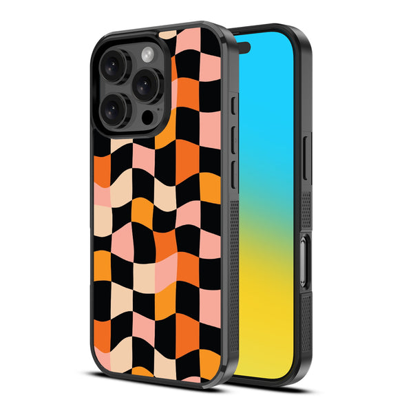 MyBat Design Lab Series Case for Apple iPhone 16 Pro - Groovy Check - MIP16PCSLESM448-2.jpg