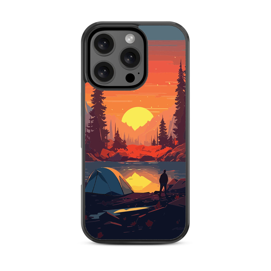 MyBat Design Lab Series Case for Apple iPhone 16 Pro - Sunset Camp - MIP16PCSLESM450-3.jpg