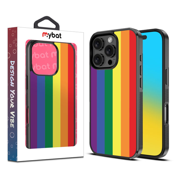 MyBat Design Lab Series Case for Apple iPhone 16 Pro - Rainbow Stripes - MIP16PCSLESM459-1.jpg
