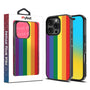 MyBat Design Lab Series Case for Apple iPhone 16 Pro - Rainbow Stripes