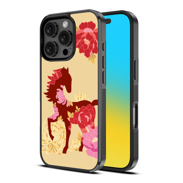 MyBat Design Lab Series Case for Apple iPhone 16 Pro - Peony Pedigree - MIP16PCSLESM464-2.jpg