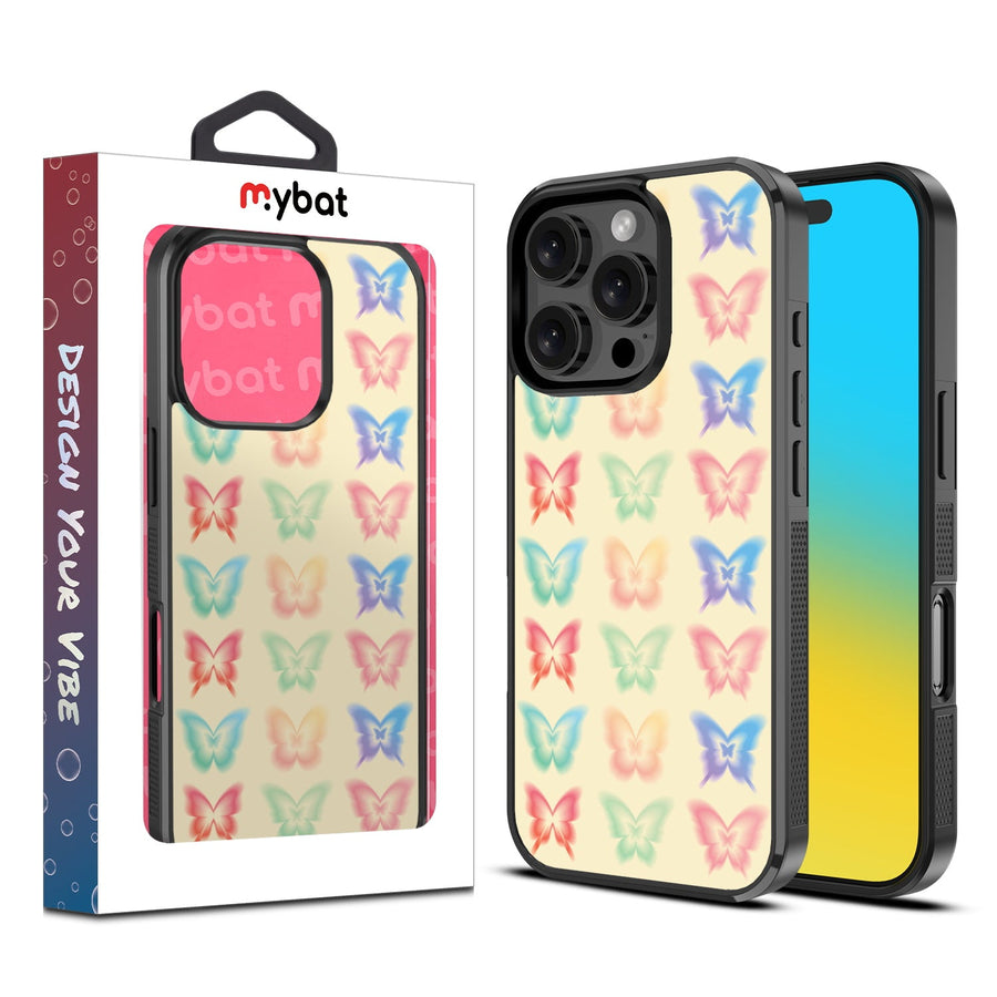 MyBat Design Lab Series Case for Apple iPhone 16 Pro - Technicolor Butterflies