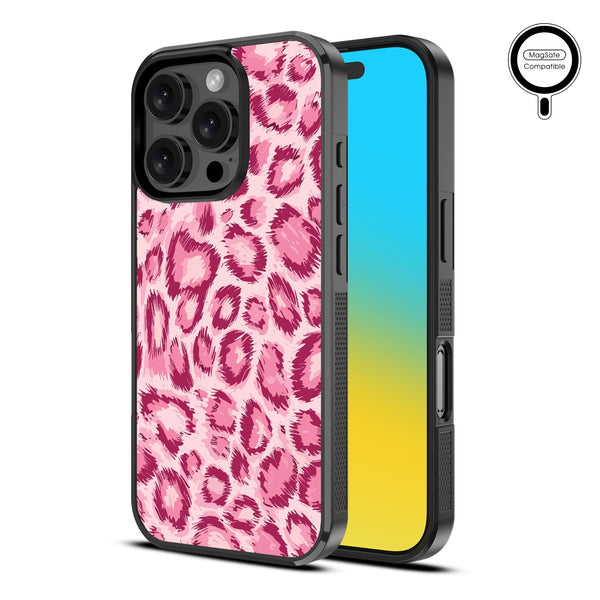 MyBat Design Lab Series MagSafe Case for Apple iPhone 16 Pro - Pink Leopard Print - MIP16PCSLESMSM007-2.jpg
