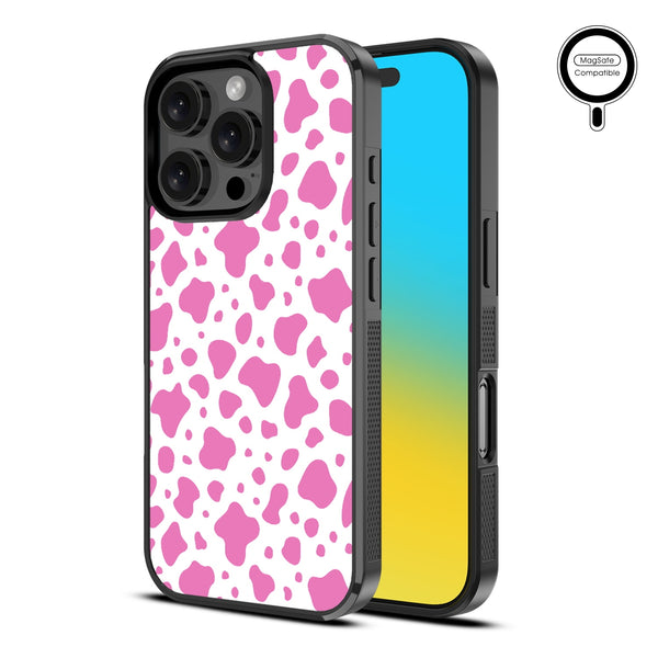 MyBat Design Lab Series MagSafe Case for Apple iPhone 16 Pro - Pink Cow Print - MIP16PCSLESMSM015-2.jpg