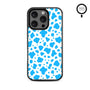 MyBat Design Lab Series MagSafe Case for Apple iPhone 16 Pro - Blue Cow Print