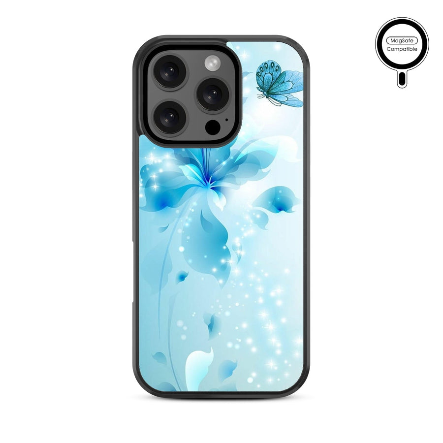 MyBat Design Lab Series MagSafe Case for Apple iPhone 16 Pro - Butterfly & Flowers