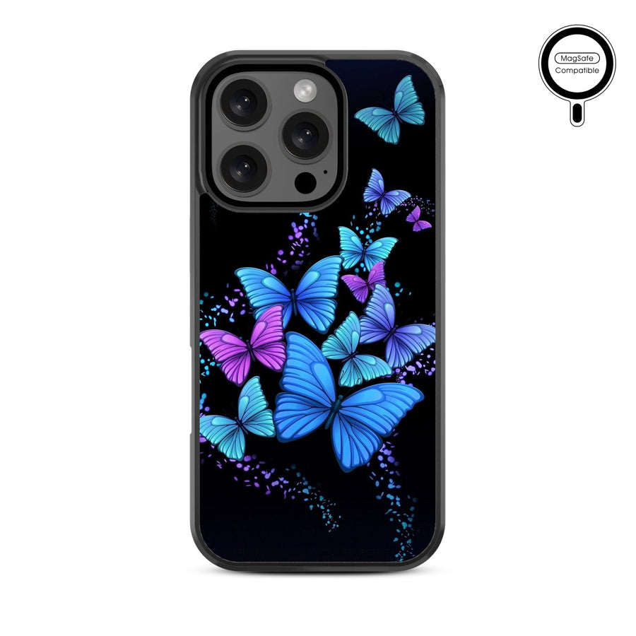 MyBat Design Lab Series MagSafe Case for Apple iPhone 16 Pro - Butterfly Night