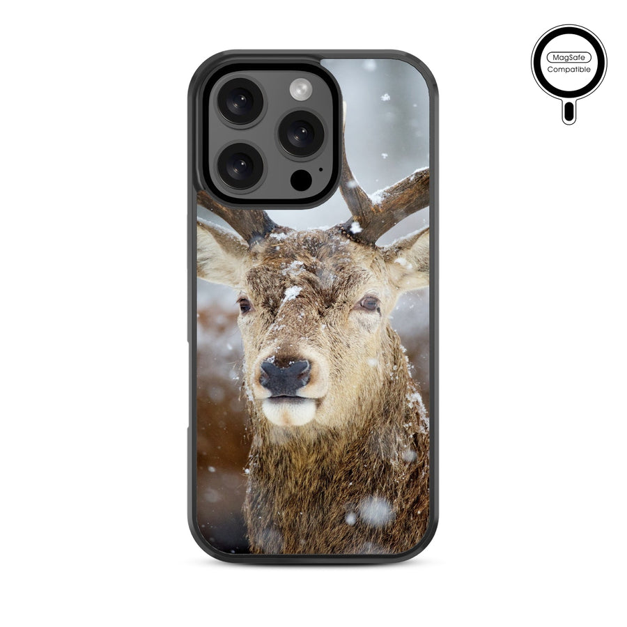 MyBat Design Lab Series MagSafe Case for Apple iPhone 16 Pro - Deer in Winter