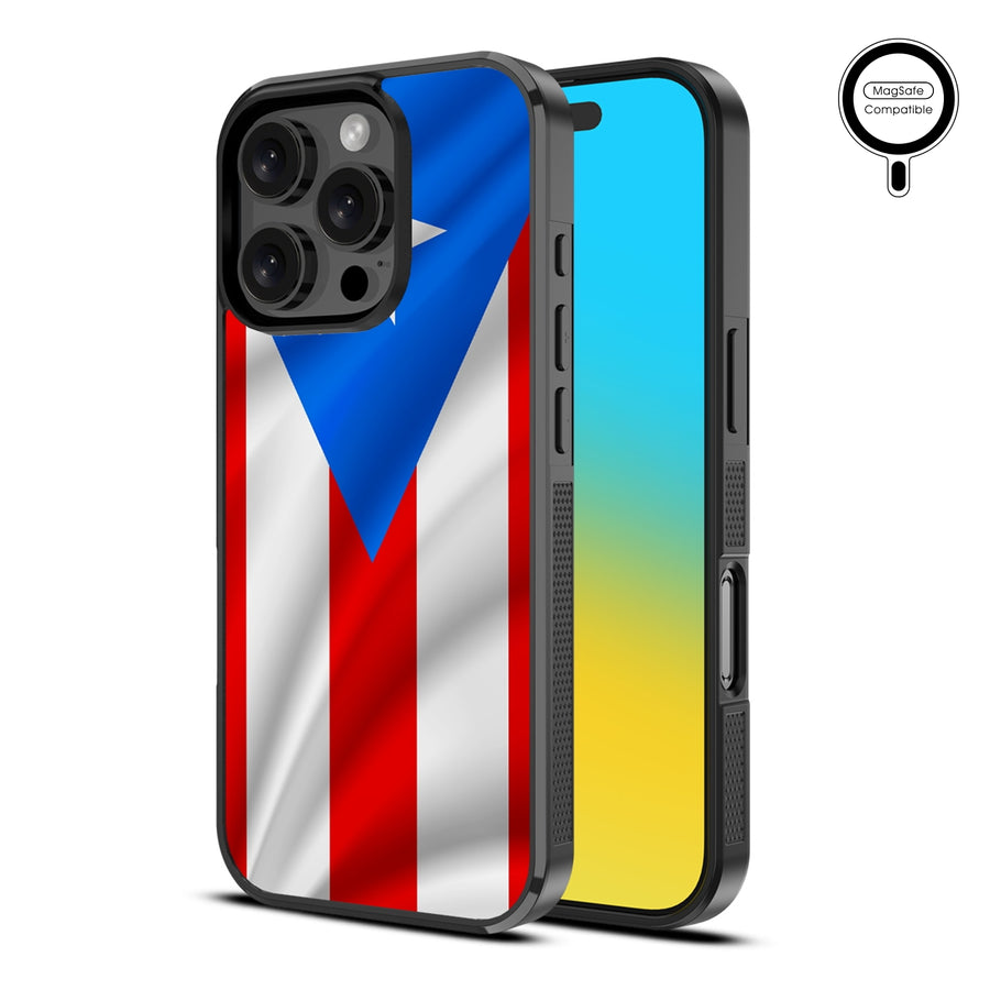 MyBat Design Lab Series MagSafe Case for Apple iPhone 16 Pro - Puerto Rican Flag - MIP16PCSLESMSM029-2.jpg