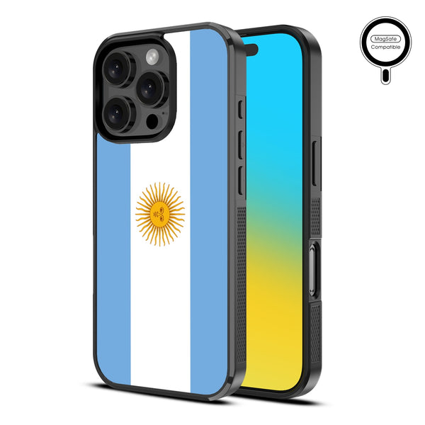 MyBat Design Lab Series MagSafe Case for Apple iPhone 16 Pro - Argentinian Flag - MIP16PCSLESMSM031-2.jpg